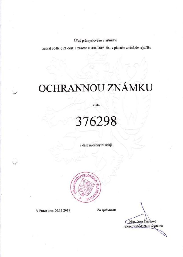 Ochranná známka 376298